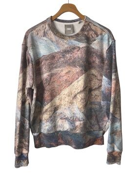 Kith Women’s Multicolor Mountain Range Scenic Print Crewneck Sweatshirt Size M